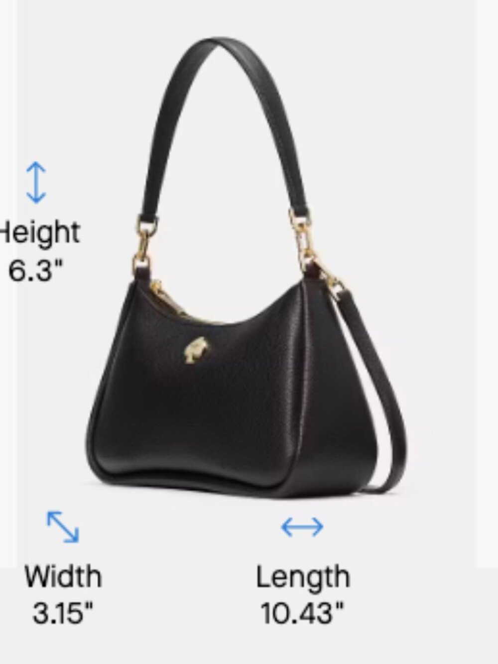 Kate Spade Kayla Shoulder Bag Black - New without tags - Picture 7 of 7